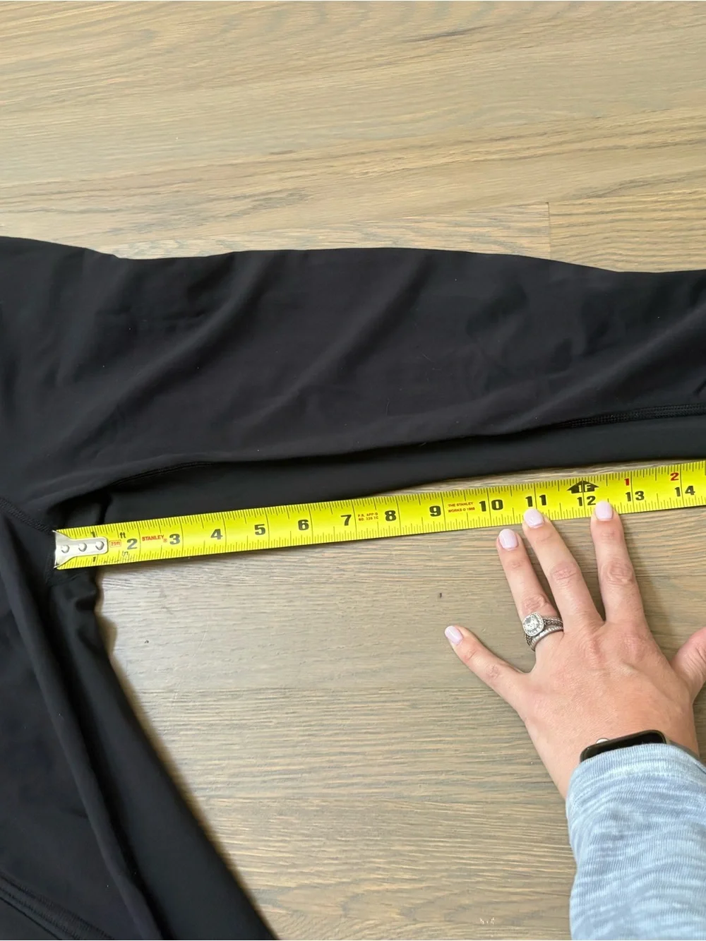lululemon athletica Black Capri Leggings